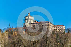 Monte dei Cappuccini e Chiesa di Santa Maria al Monte in turin - torino...IMAGE