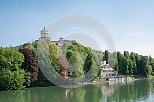 Monte dei Cappuccini and the Po river, Turin, Italy