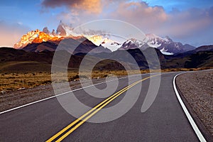 Monte Fitz Roy Sunrise photo