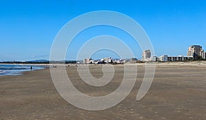 Monte gordo beach in Algavare region in Portugal photo