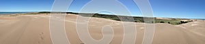 Monte Hermoso beach panoramic view