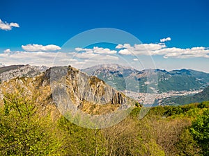 Monte Moregallo and Resegone as viewed from Corni di Canzo area photo