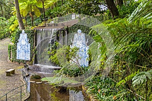 Monte Palace Tropican Garden. Funchal, Madeira island, Portugal