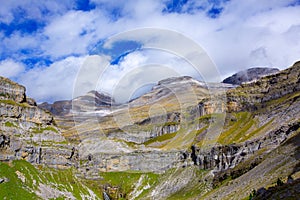 Monte Perdido Valle de Ordesa in Soaso circus Pyrenees Huesca photo