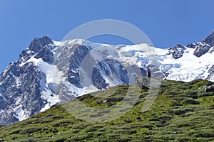 Monte Rosa ridge