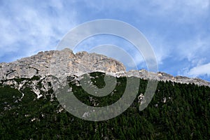 Monte Rudo above the Rienza valley photo