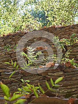 Monte Testaccio or dei Coccil in Rome. Lazio, Italy.