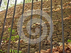 Monte Testaccio or dei Coccil in Rome. Lazio, Italy.