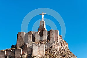 Monteagudo, Statue of Jesus near Murcia, Spain photo