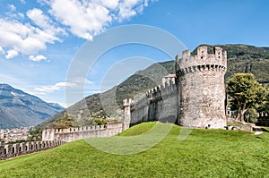 Montebello Castle, Bellinzona, Switzerland photo