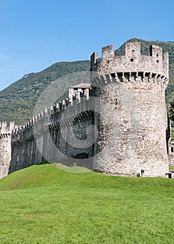 Montebello Castle, Bellinzona, Switzerland photo