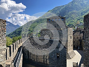 Montebello Castle or Castello di Montebello or Burg Montebello The Castles of Bellinzona