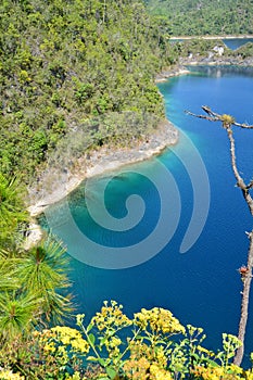 Montebello Lakes in Chiapas Mexico