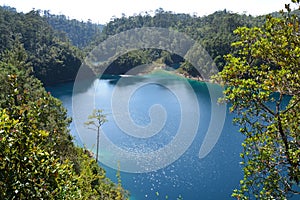 Montebello Lakes in Chiapas Mexico