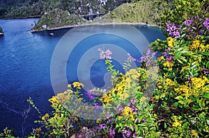 Montebello lakes in Mexico photo