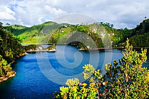 Montebello lakes of National Park in Chiapas, Mexico