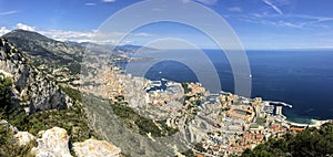 Montecarlo, Monaco, city skyline panorama