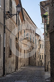 Montecassiano Macerata, Marches, Italy, historic town