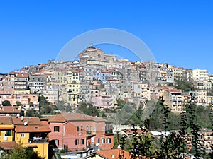 Montecompatri city centre in Castelli Romani