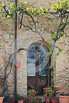 Montefalco, a medieval umbrian village in central Italy