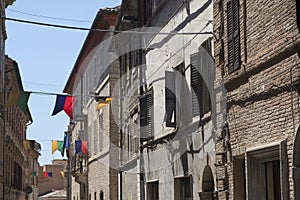 Montefano Macerata, Marches, Italy, historic town