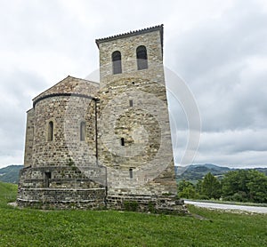 Montefeltro (Marches, Italy): medieval church photo