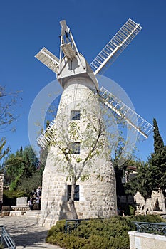 Montefiore Windmill in Jerusalem