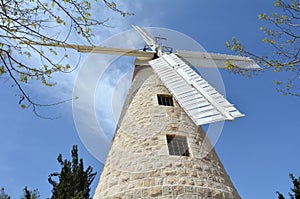 Montefiore Windmill in Jerusalem Israel