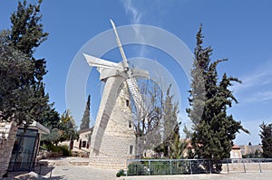 Montefiore Windmill in Jerusalem Israel