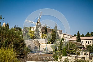 Montefiore Windmill in Jerusalem, Israel