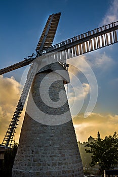 Montefiore windmill, Jerusalem, Israel