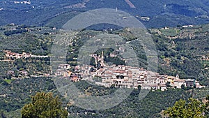 Montefranco, view of the village