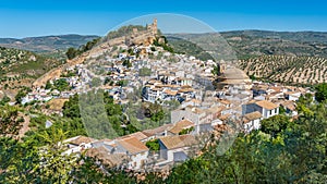 Panoramic sight in Montefrio, beautiful village in the province of Granada, Andalusia, Spain. photo