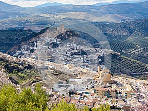 Montefrio village and castle of Granada province. Andalusia photo