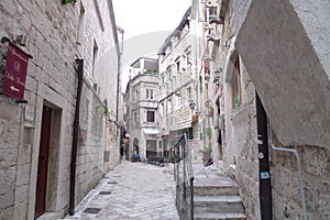 Very nice side street in Montenegro