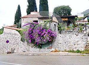 Montenegro, the city of Bar, its historical part called Stary Bar - charming streets, old fortress, defensive walls, its history c