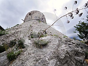 Montenegro, the city of Bar, its historical part called Stary Bar - charming streets, old fortress, defensive walls, its history c