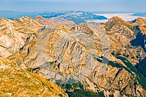 Montenegro Durmitor national park - aerial