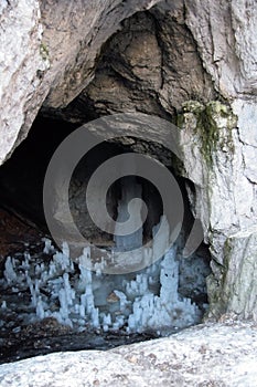 Montenegro. Ice cave
