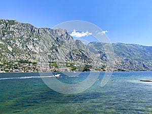 Montenegro, Kotor bay view, Water and mountains