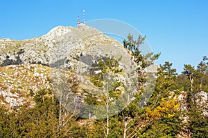 Montenegro, Lovcen National Park. View of Stirovnik peak