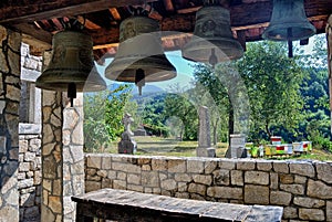 Montenegro Moraca monastery bells