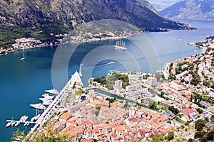 Montenegro - old medieval Mediterranean town Kotor