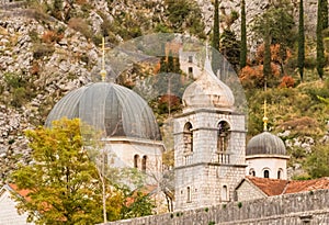 Montenegro`s stone and domed Orthodox Churches