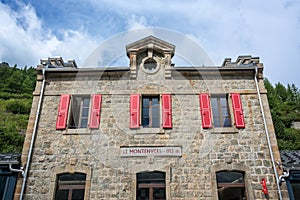 Montenvers altitude train station near Mer de Glace, Mont Blanc Massif France