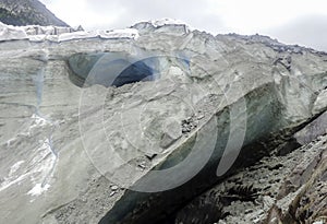 Montenvers - Ice Cave on the Sea of Ice Glacier photo