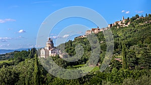 Montepulciano town in Tuscany