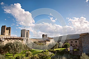 Monteriggioni castle in Tuscany