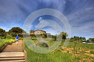 Monteriggioni, medieval village in Tuscany