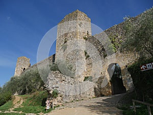 Monteriggioni, Porta di Ponente